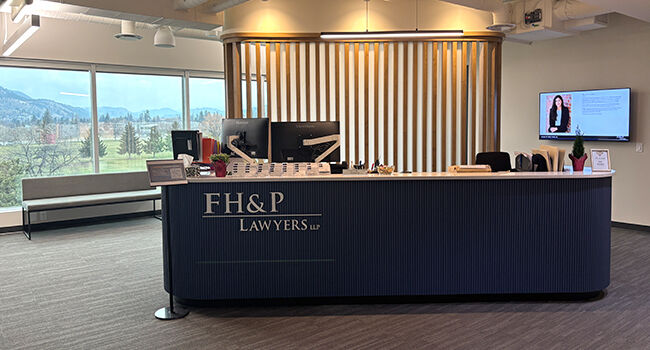 FH&P Lawyers LLP expanded our footprint in Kelowna by moving to a larger office space in the Landmark District
